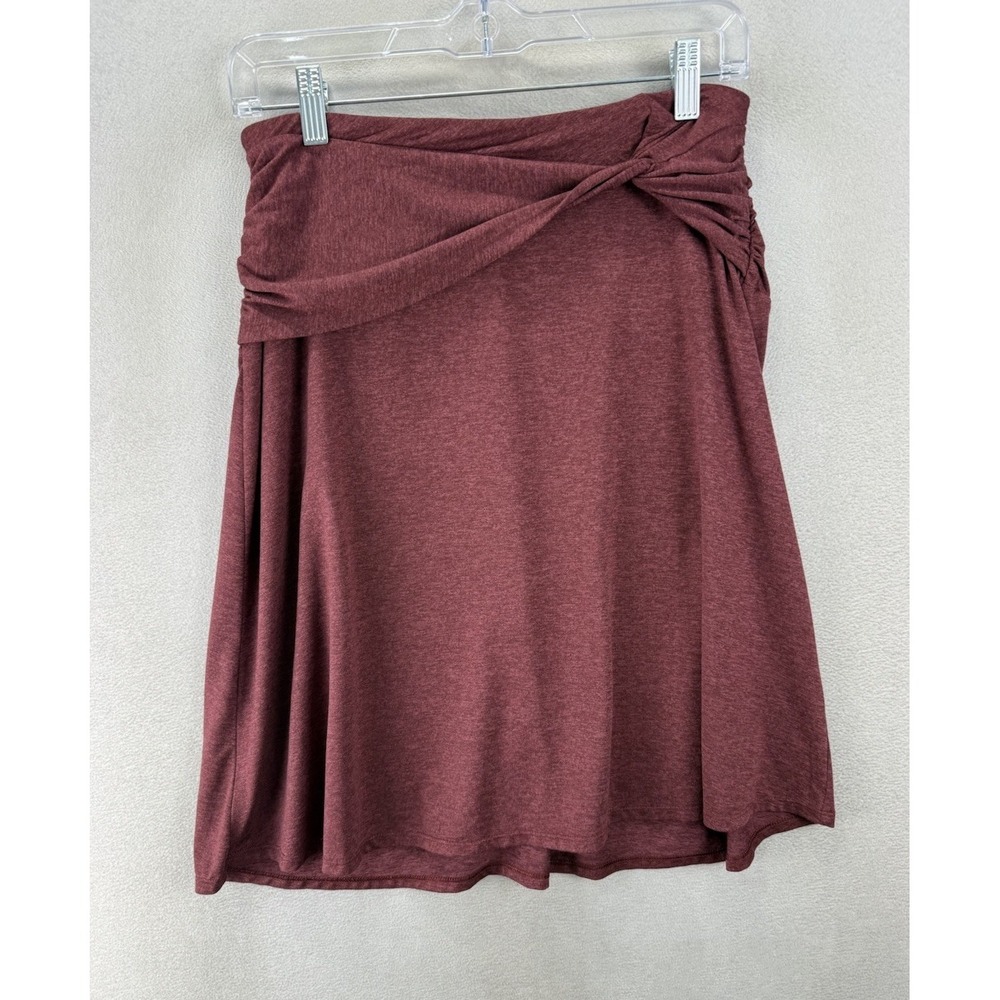 Patagonia Worn Wear Seabrook‎ Wrap Skirt Womens Small Burgundy Twist Waist